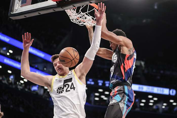 Brooklyn Nets center Nic Claxton